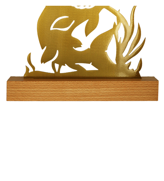 statuetka metalowa wędkarstwo WL-PIK