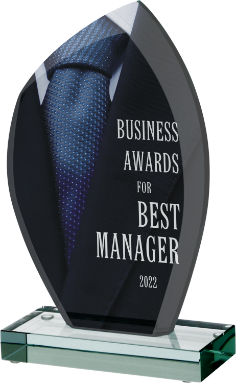 Uniwersalne trofeum szklane za wybitne wyniki i osiągnięcia w firmie G010