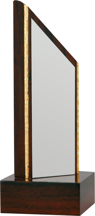 Statuetka drewniana z grawerem TROF1A