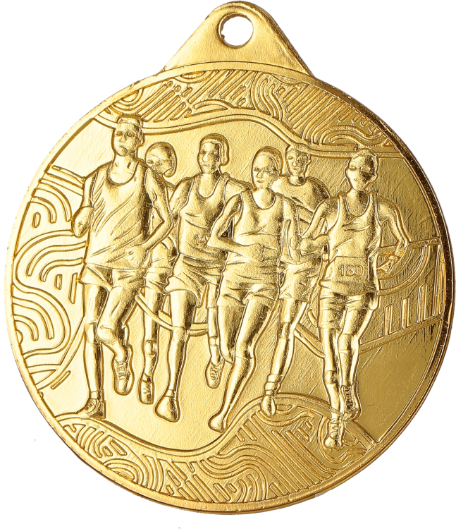Medal Stalowy Biegi 50 mm MMC32050/G