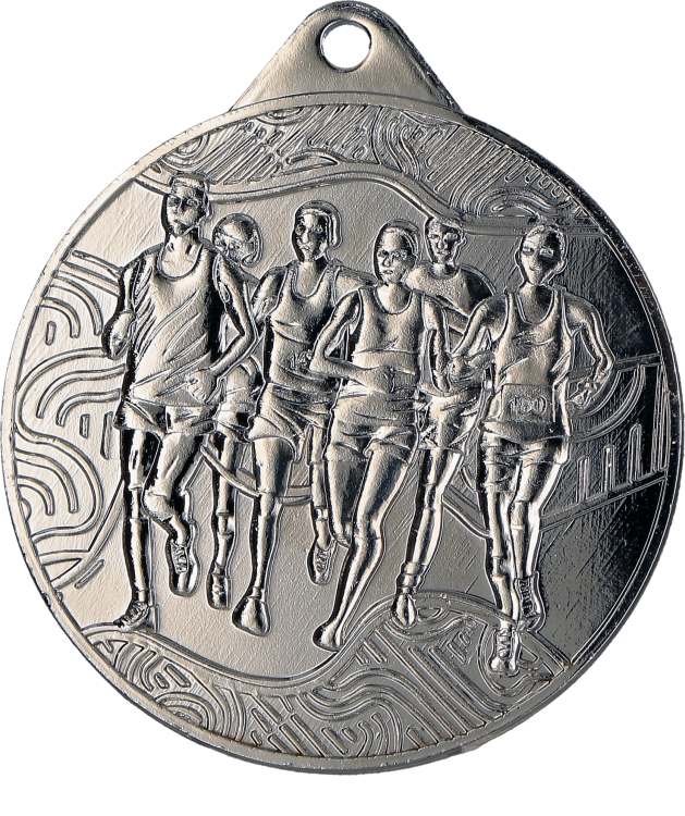 Medal Stalowy Biegi 50 mm MMC32050/S