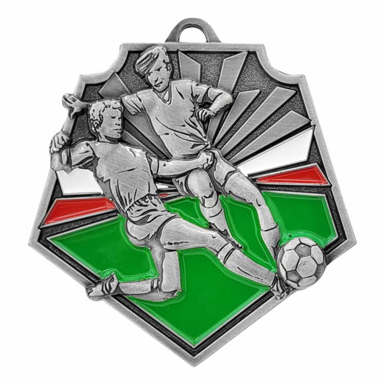 MEDAL M98 - Piłka nożna - srebrny