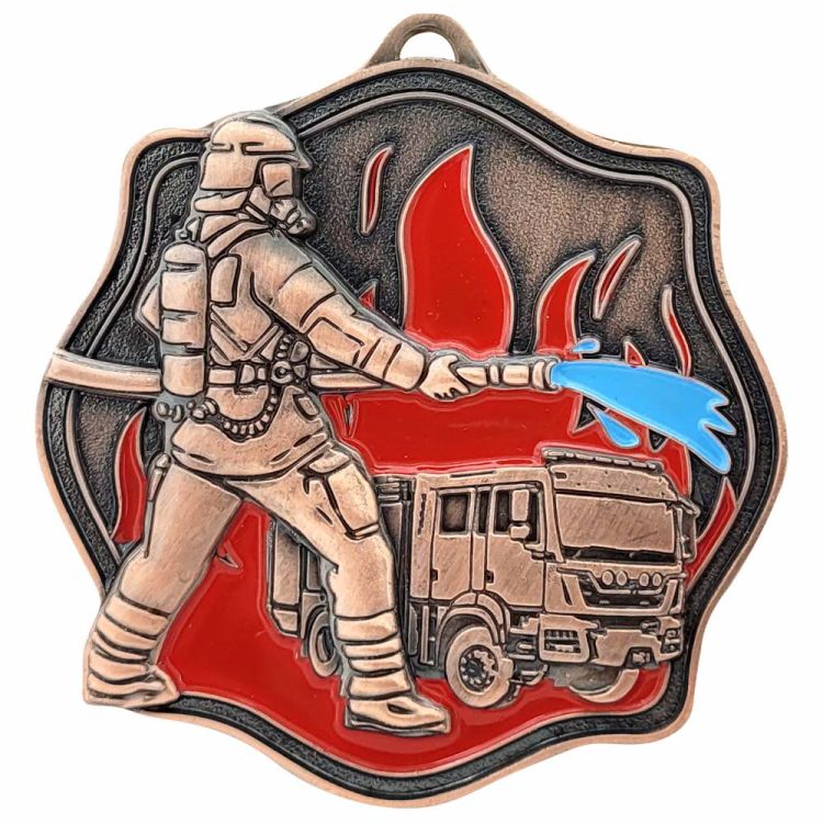 Medal Odlewany Strażak M108/B