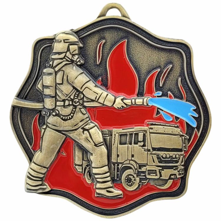 Medal Odlewany Strażak M108/Z