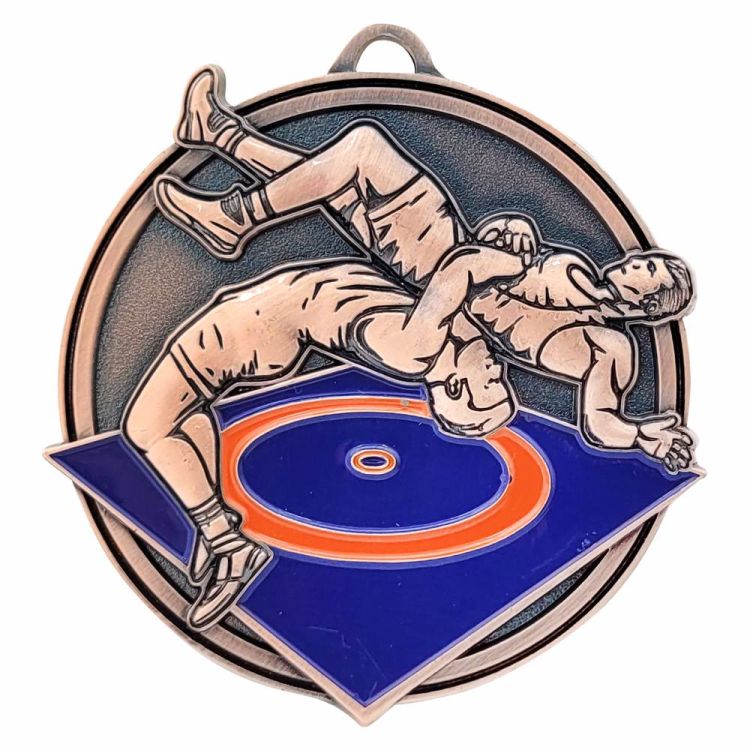 Medal Odlewany Zapasy M107/B