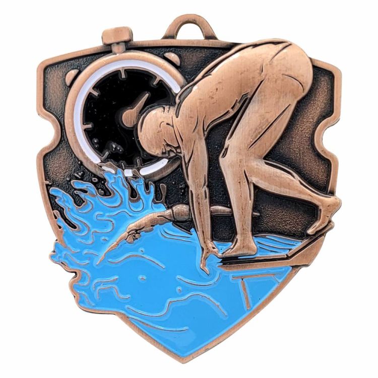 Medal Odlewany Pływanie M100/B
