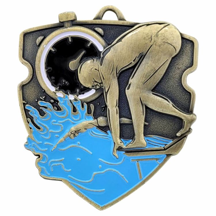 Medal Odlewany Pływanie M100/Z