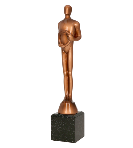 Statuetka Odlewana Wiktor Oscar Wilde Miedziana RFPL1001