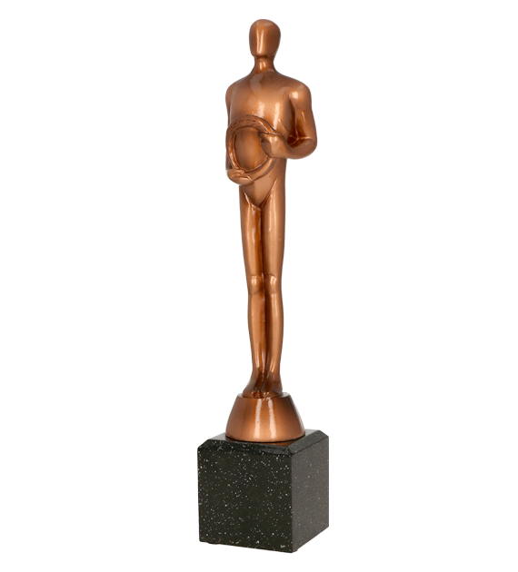 Statuetka Odlewana Wiktor Oscar Wilde Miedziana RFPL1001