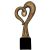 Elegancka statuetka z żywicy w kształcie serca RFST3041-BR