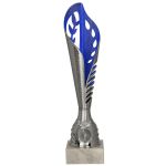 Puchar Plastikowy Srebrno - Niebieski - 9277