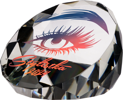 Biznesowa statuetka kryształowa na galę i święto Warszawa T027