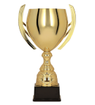 Unikatowy Puchar Metalowy Złoty 1059 Batika Glasso