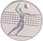 Wklejka Aluminiowa Srebrna - Siatkówka Mężczyzn