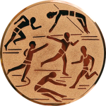 Wklejka Aluminiowa Brąz - Lekkoatletyka