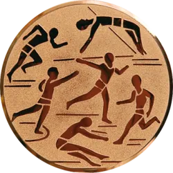 Wklejka Aluminiowa Brąz - Lekkoatletyka