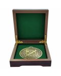 Etui Drewniane na Medal 70 mm ETM29 Zielone | Ekskluzywne Opakowanie