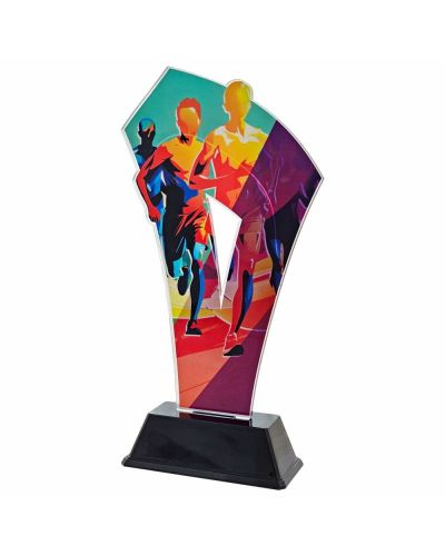 Statuetka Pleksi 4363 Biegi 22 cm Nadruk UV