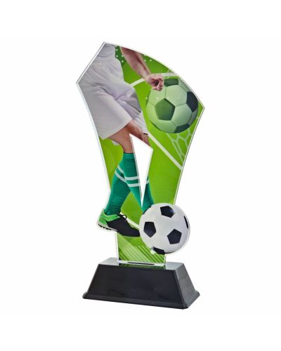 Statuetka z Pleksi 4359 Piłka Nożna 22 cm | Nagroda Piłkarska