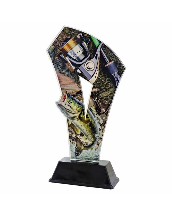 Statuetka z Pleksi 4356 Wędkarstwo Drapieżne 22 cm | Trofeum dla Wędkarza