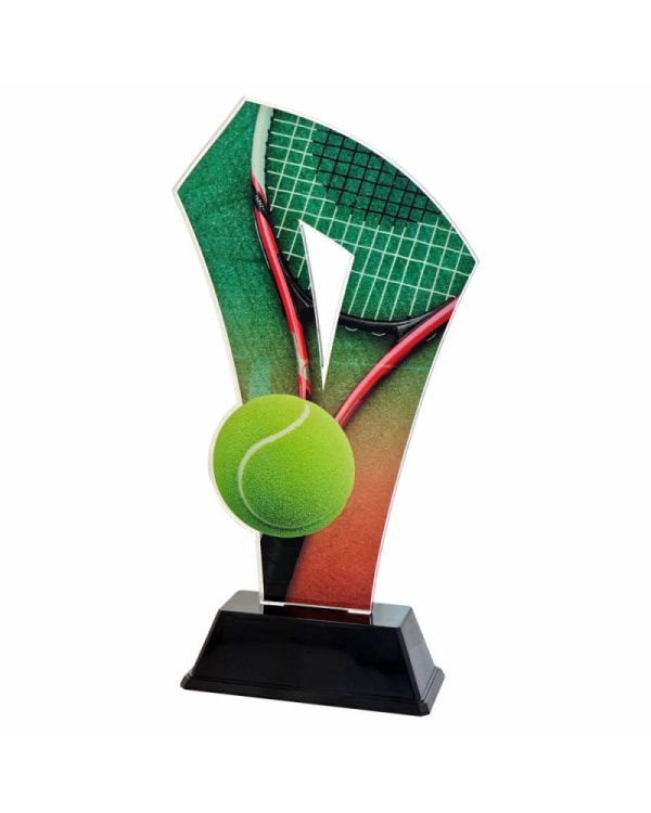 Statuetka Pleksi 4352 Tenis Ziemny 22 cm Nadruk UV | Puchar Tenisowy