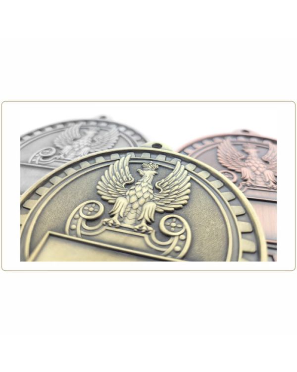 Gruby Medal Wojsko Militaria M129-ZBLIŻENIE