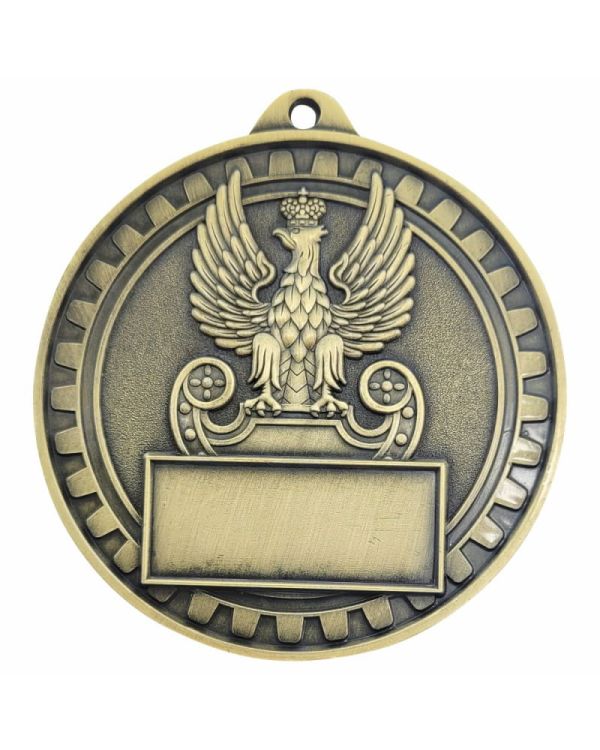 Gruby Medal Wojsko Militaria 70mm M128/Z-TYŁ