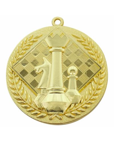 medal szachy złoty M137/Z