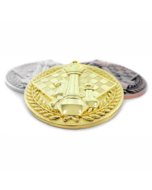medal szachy M137 - bok