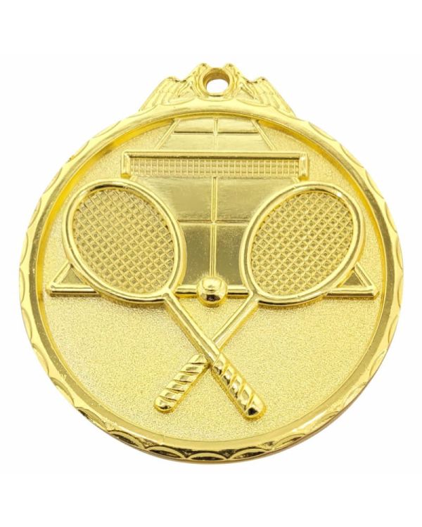 medal tenis ziemny złoty M135/Z
