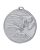 medal biegi srebrny M57/S