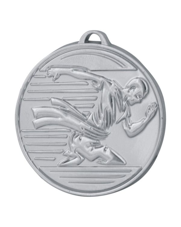 medal biegi srebrny M57/S