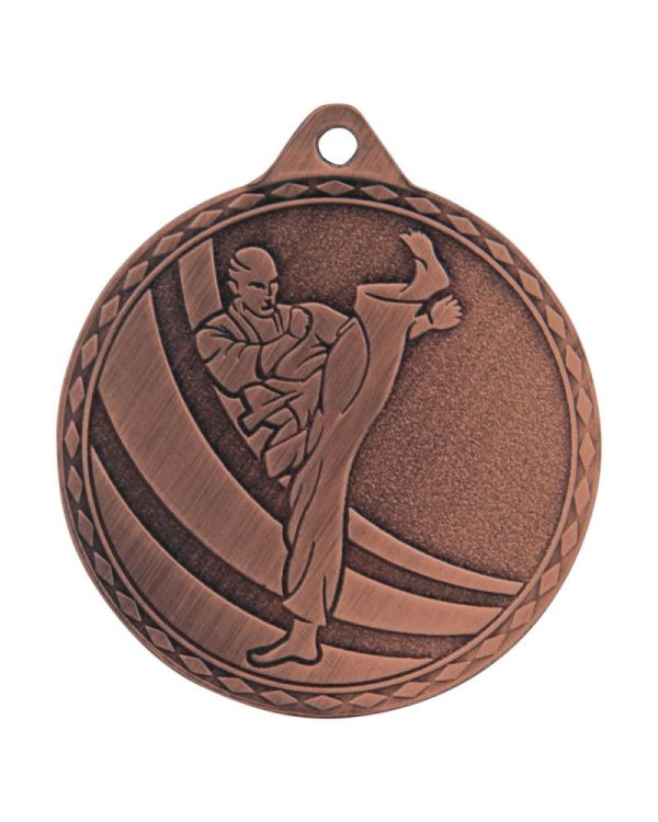 medal karate brązowy M64/B