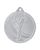 medal karate srebrny M64/S