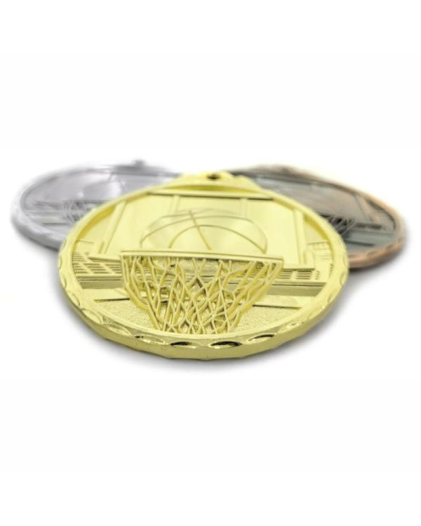 medal koszykówka M134 - bok