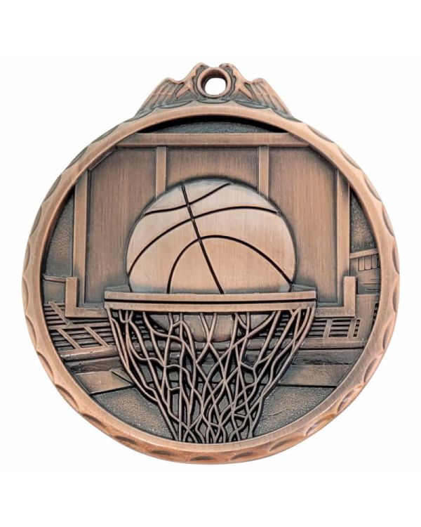 medal koszykówka brązowy M134/B