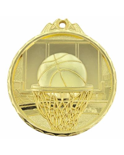 medal koszykówka złoty M134/Z