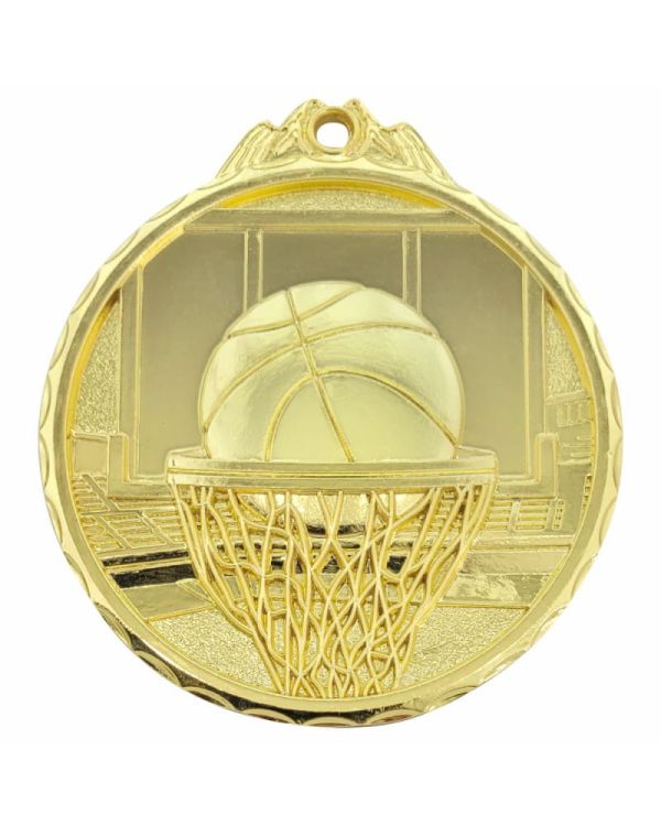 medal koszykówka złoty M134/Z