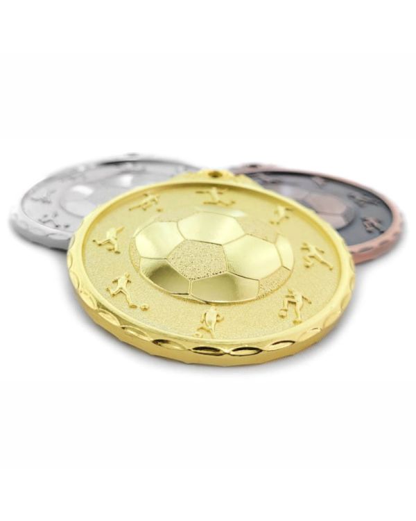 medal piłka nożna M140 - bok