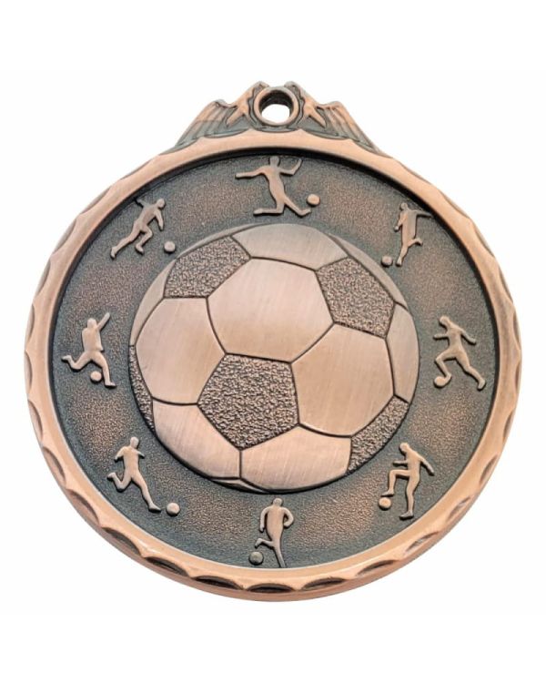 medal piłka nożna brązowy M140/B