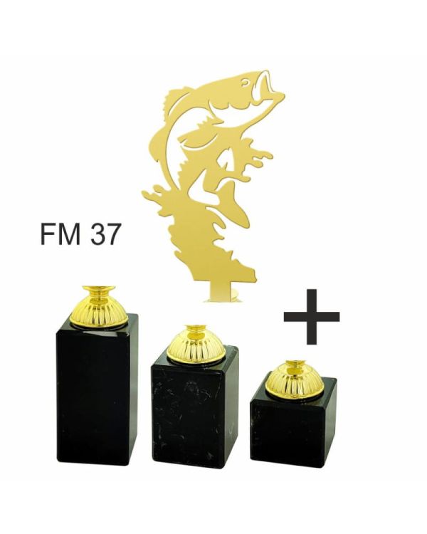 Statuetka Metalowa Sandacz Wędkarstwo 4215/FM37