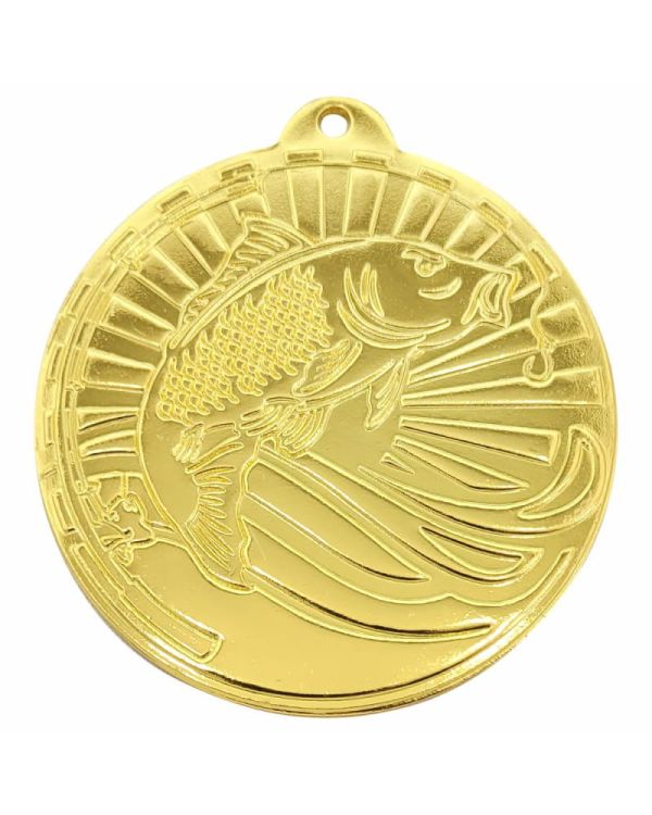 medal ryba złoty M118/Z