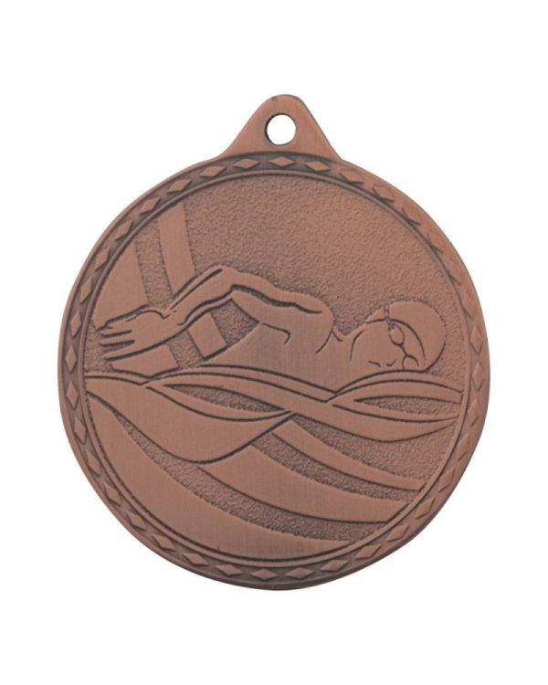 medal pływanie brązowy M60/B
