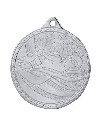 medal pływanie srebrny M60/S