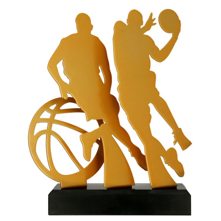Metalowa Statuetka Koszykówka TM002-BAS1 | Trofeum Koszykarskie