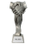 srebrna tabliczka - Statuetka Odlewana Srebrna Uścisk Dłoni