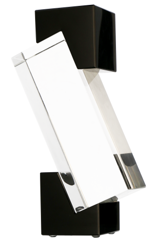 Eleganckie podziękowanie dla pracownika za lata pracy szkło C080