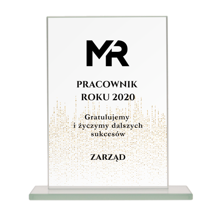 Ekskluzywna statuetka firmowa przestrzenny efekt głębi M65