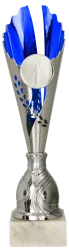 Puchar Plastikowy Srebrno - Niebieski - 7245