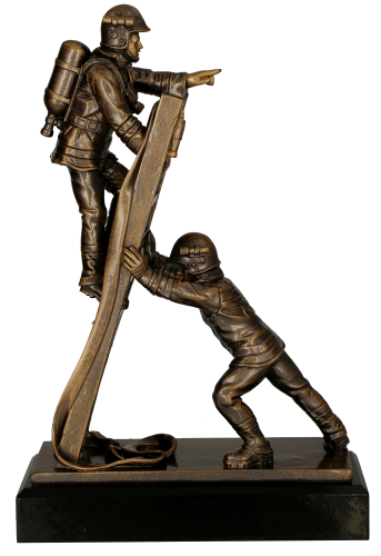 Statuetka Strażacka Akcja Ratownicza 30cm RFST3052BR